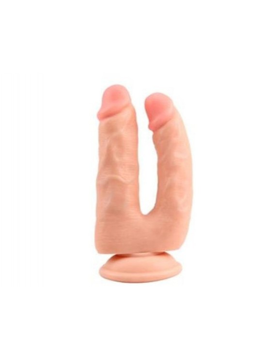 Brumeo İki Uçlu Vantuzlu Çatal Dildo