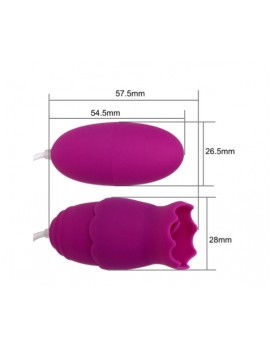 Oral Sex Vibratorü Şarjlı Klitoris Stimülatörü
