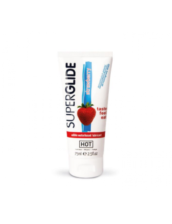 Hot Superglide Çilek Aromalı Kayganlaştırıcı Jel