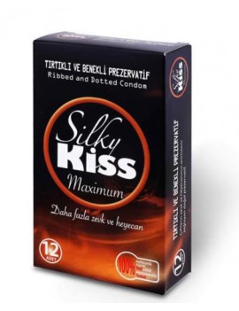 Silky Kiss Maximum Tırtıklı ve Benekli Prezervatif