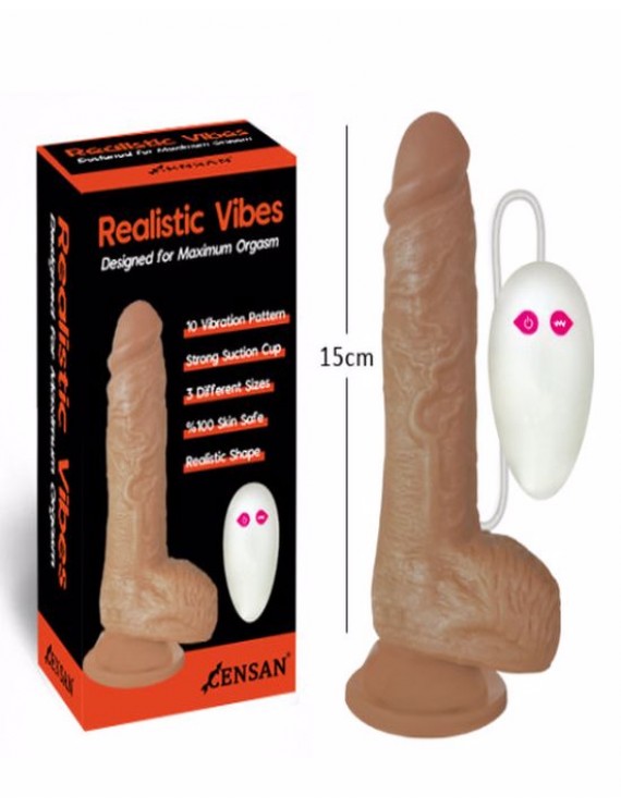 Realistic Vibes 15cm Şarjlı Vibratör