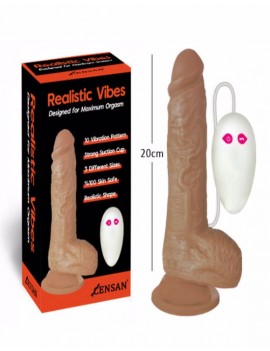 Realistic Vibes 20cm Şarjlı Vibratör